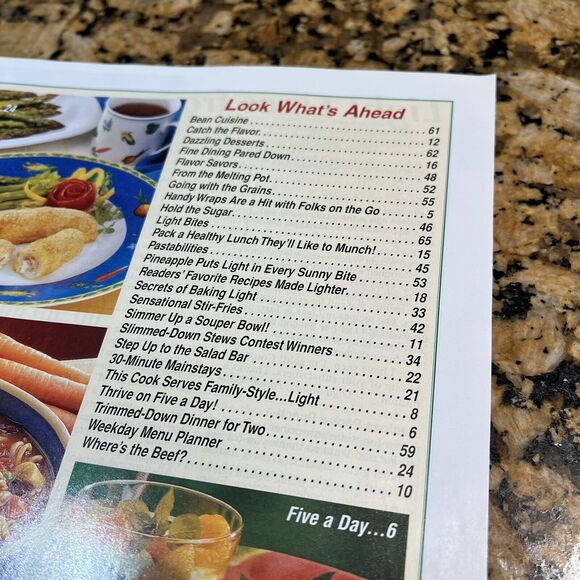 Taste of Homes Light And Tasty Cooking Recipe Magazines 2002 Back Issue Set Of 6 - Picture 3 of 13